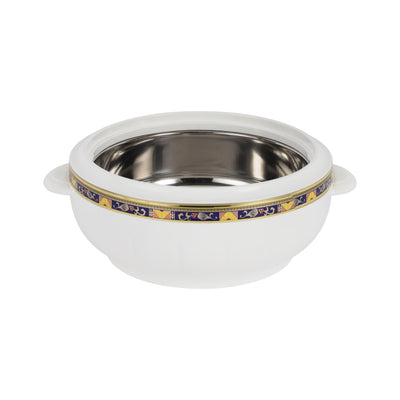 Royalford RF1643 Classic Deluxe Casserole Set | Highly Insulated Stainless Steel Hot Pot with Lid | 3-Piece Set 1200ml + 1600ml + 2500ml for Long-Lasting Heat Retention