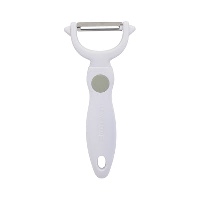 Royalford RF1659-YP Stainless Steel Y-Peeler| sharp blade ensures smooth peeling & ergonomic ABS+TPR handle| non-slip grip, durable design, ideal for fruits & vegetables|