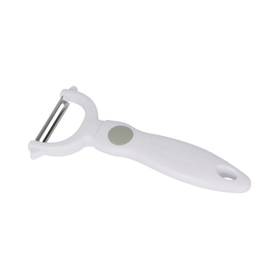 Royalford RF1659-YP Stainless Steel Y-Peeler| sharp blade ensures smooth peeling & ergonomic ABS+TPR handle| non-slip grip, durable design, ideal for fruits & vegetables|