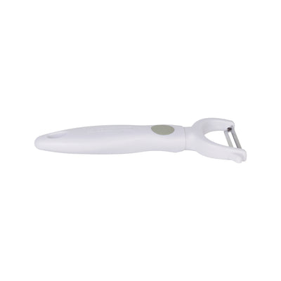 Royalford RF1659-YP Stainless Steel Y-Peeler| sharp blade ensures smooth peeling & ergonomic ABS+TPR handle| non-slip grip, durable design, ideal for fruits & vegetables|