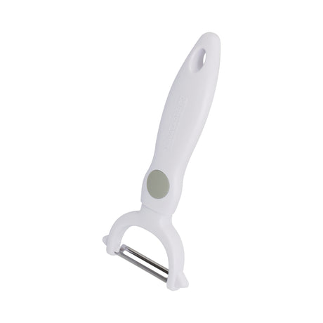Royalford RF1659-YP Stainless Steel Y-Peeler| sharp blade ensures smooth peeling & ergonomic ABS+TPR handle| non-slip grip, durable design, ideal for fruits & vegetables|