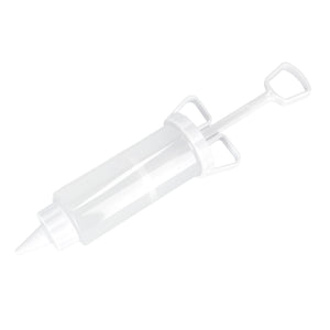 Royalford RF1662-IS5 icing syringe set with 5 nozzles | flower nail, made from durable PP material and ideal for cake decorating| icing designs, and baking use|