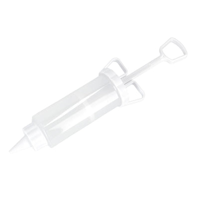 Royalford RF1662-IS5 icing syringe set with 5 nozzles | flower nail, made from durable PP material and ideal for cake decorating| icing designs, and baking use|