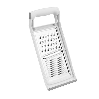 Royalford RF1666-G Stainless Steel Flat Grater | Ultra Sharp Food Grade Blades| Ergonomic Grip Handle | Dishwasher Safe Kitchen Grater for Cheese, Vegetables & Fruits