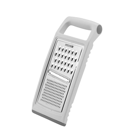 Royalford RF1666-G Stainless Steel Flat Grater | Ultra Sharp Food Grade Blades| Ergonomic Grip Handle | Dishwasher Safe Kitchen Grater for Cheese, Vegetables & Fruits