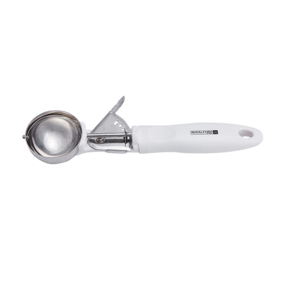 Royalford RF1670-ICS Stainless Steel Ice Cream Scoop | Ergonomic ABS Handle | Heavy Duty Ice Cream Scooper | Spring Action Release for Perfect Dessert Portions