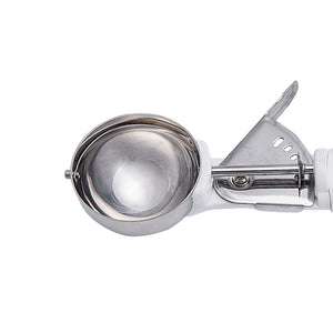 Royalford RF1670-ICS Stainless Steel Ice Cream Scoop | Ergonomic ABS Handle | Heavy Duty Ice Cream Scooper | Spring Action Release for Perfect Dessert Portions