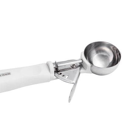 Royalford RF1670-ICS Stainless Steel Ice Cream Scoop | Ergonomic ABS Handle | Heavy Duty Ice Cream Scooper | Spring Action Release for Perfect Dessert Portions