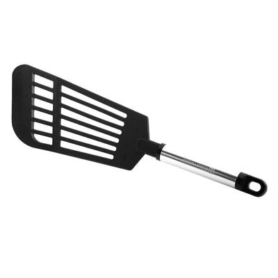 Royalford RF1796-NKT 5PCS Nylon Kitchen Tools Set | Stainless Steel Handles | Heat Resistant | Non-Stick Cooking Utensils Set | Slotted Turner, Ladle , Spoon & Skimmer