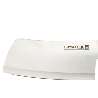 Royalford RF1800-CLK 6 Inch Cleaver Knife | Stainless Steel Blade | Heavy Duty Kitchen Chopper for Meat, Poultry & Vegetables | Ergonomic Non-Slip Comfort Grip Handle