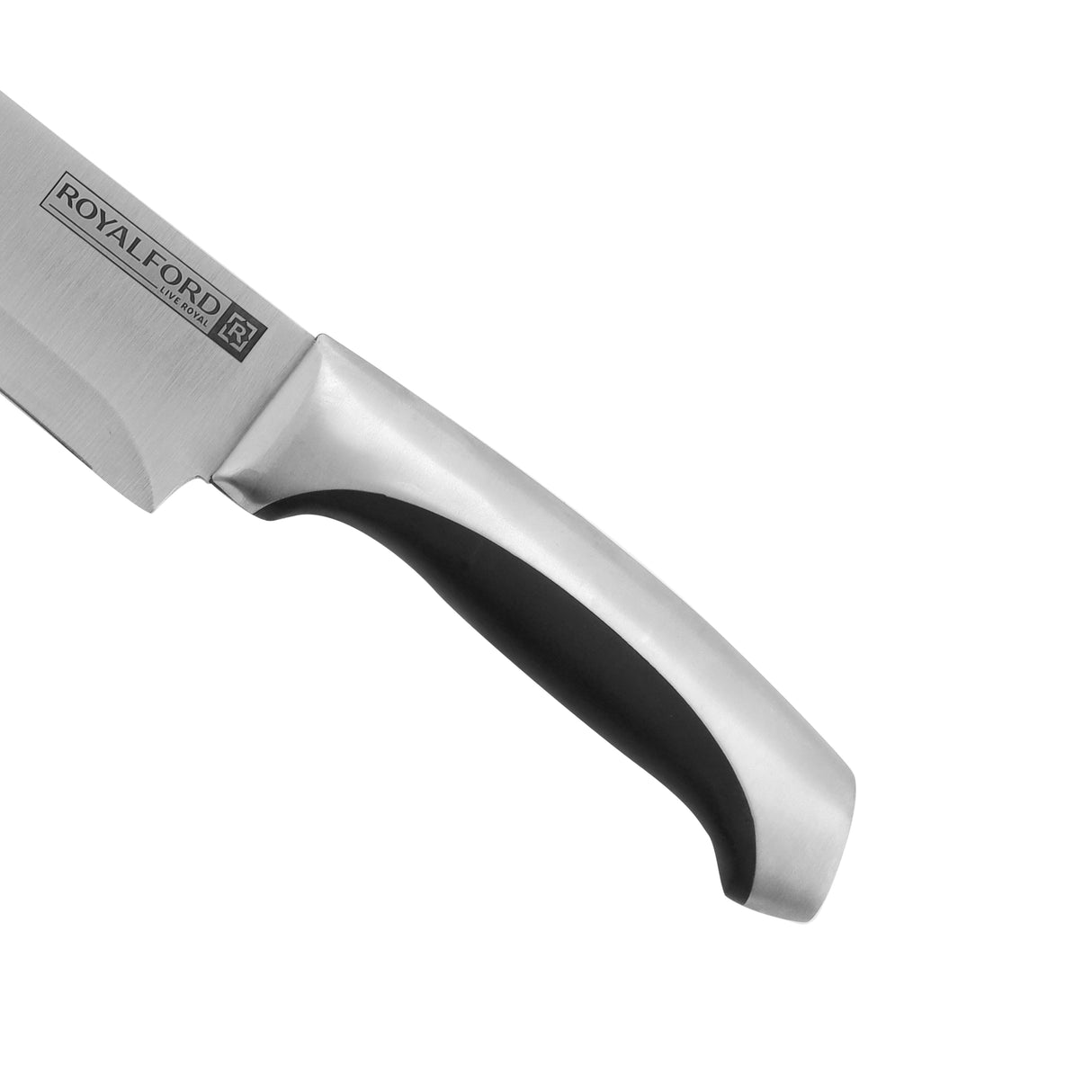 RoyalFord RF1801-CK 8 Inch Chef Knife | Stainless Steel Sharp Kitchen Knife | Ergonomic Handle | Durable Professional Cooking Cutting Tool for Home &  Restaurant Use