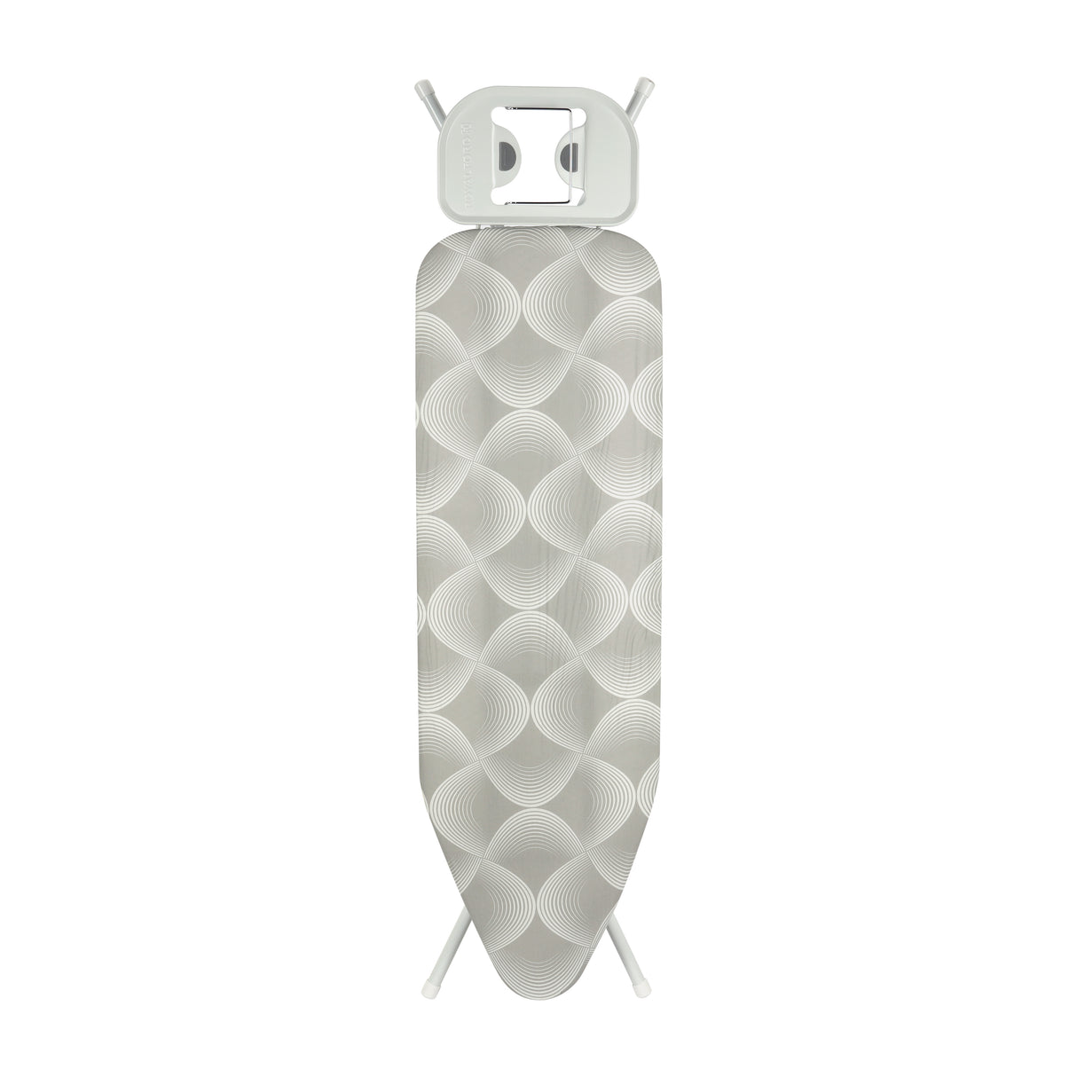 RoyalFord RF1968IB Foldable Ironing Board with Iron Rest   | Adjustable Height   |  100% Cotton Cover |  7mm Foam Padding Clothes Rack |  Perfect for Home & Laundry Use