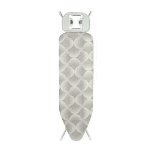 RoyalFord RF1968IB Foldable Ironing Board with Iron Rest   | Adjustable Height   |  100% Cotton Cover |  7mm Foam Padding Clothes Rack |  Perfect for Home & Laundry Use