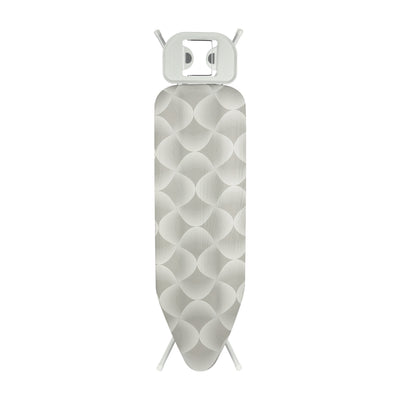 RoyalFord RF1968IB Foldable Ironing Board with Iron Rest   | Adjustable Height   |  100% Cotton Cover |  7mm Foam Padding Clothes Rack |  Perfect for Home & Laundry Use