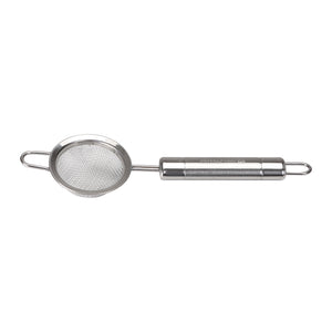 Royalford RF2048-S6.5 6.5cm Stainless Steel Strainer| durable fine mesh for smooth straining and Ergonomic handle| easy to clean, for tea, juice, and daily use|