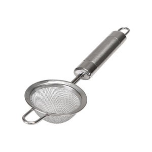 Royalford RF2048-S6.5 6.5cm Stainless Steel Strainer| durable fine mesh for smooth straining and Ergonomic handle| easy to clean, for tea, juice, and daily use|