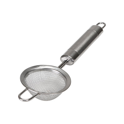 Royalford RF2048-S6.5 6.5cm Stainless Steel Strainer| durable fine mesh for smooth straining and Ergonomic handle| easy to clean, for tea, juice, and daily use|