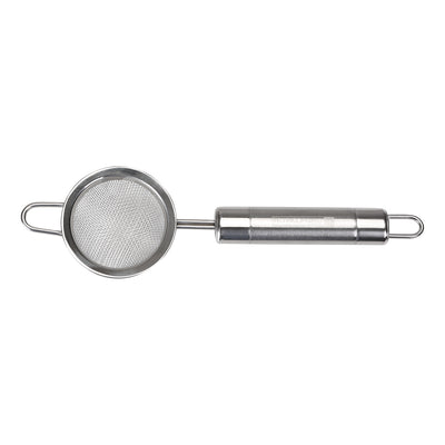 Royalford RF2048-S6.5 6.5cm Stainless Steel Strainer| durable fine mesh for smooth straining and Ergonomic handle| easy to clean, for tea, juice, and daily use|