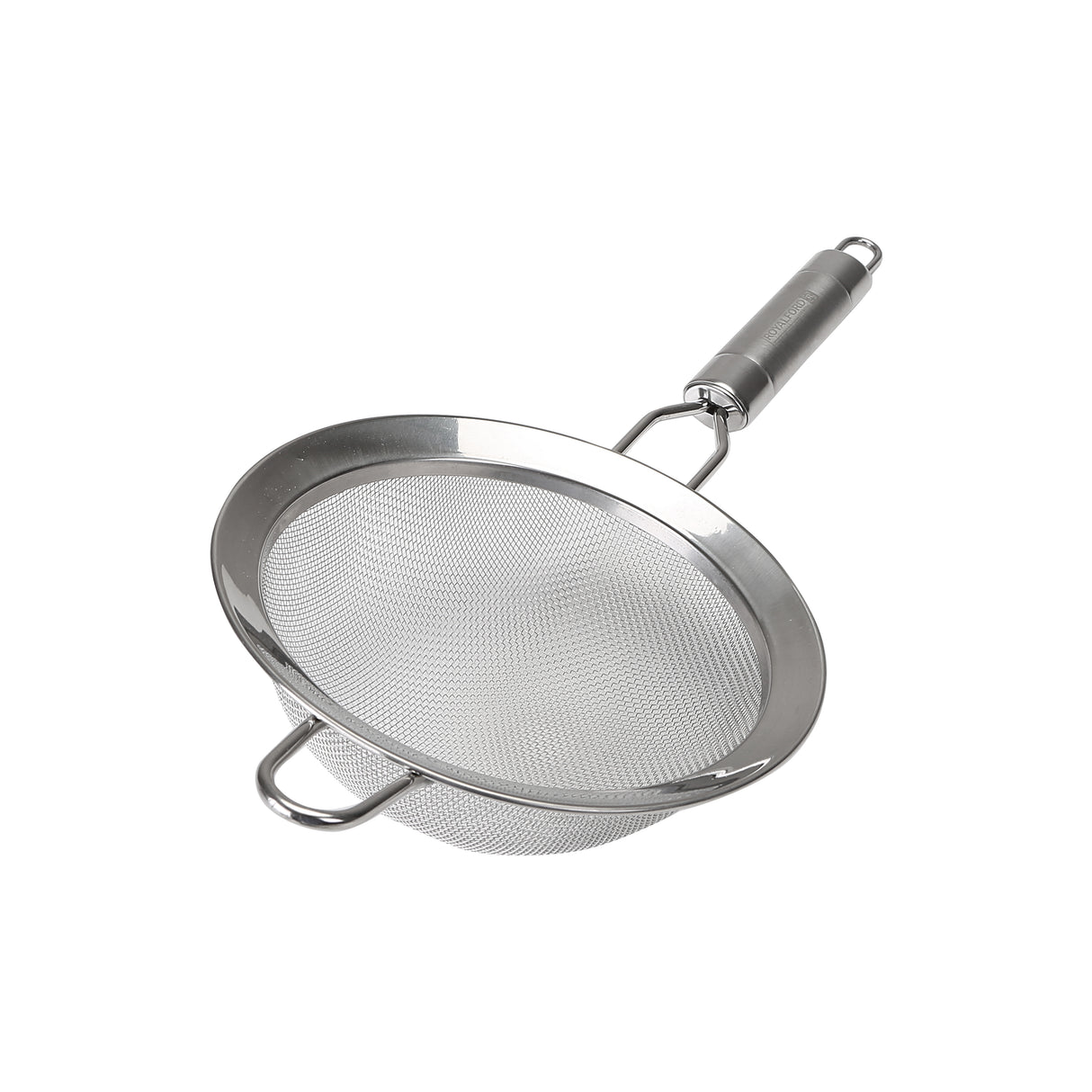 RoyalFord RF2050-S15.2 Stainless Steel Strainer | 15.2cm Durable Kitchen Sieve | Ergonomic Handle | Dishwasher Safe Food Draining Tool | Perfect  for Home Cooking