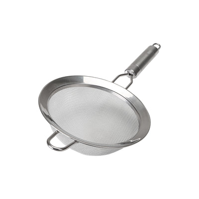 RoyalFord RF2050-S15.2 Stainless Steel Strainer | 15.2cm Durable Kitchen Sieve | Ergonomic Handle | Dishwasher Safe Food Draining Tool | Perfect  for Home Cooking