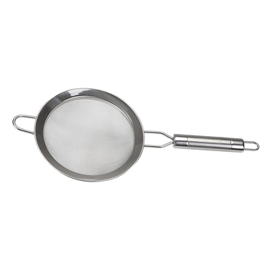 RoyalFord RF2050-S15.2 Stainless Steel Strainer | 15.2cm Durable Kitchen Sieve | Ergonomic Handle | Dishwasher Safe Food Draining Tool | Perfect  for Home Cooking