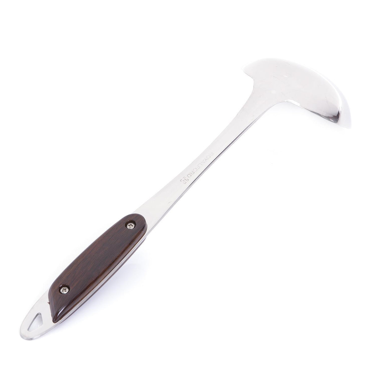 Royalford RF2061SS Stainless Steel Ladle | Ergonomic Grip Handle | Durable Soup Serving Spoon | Dishwasher Safe Kitchen Ladle for Soup, Sauce, Curry, Gravy and Stews