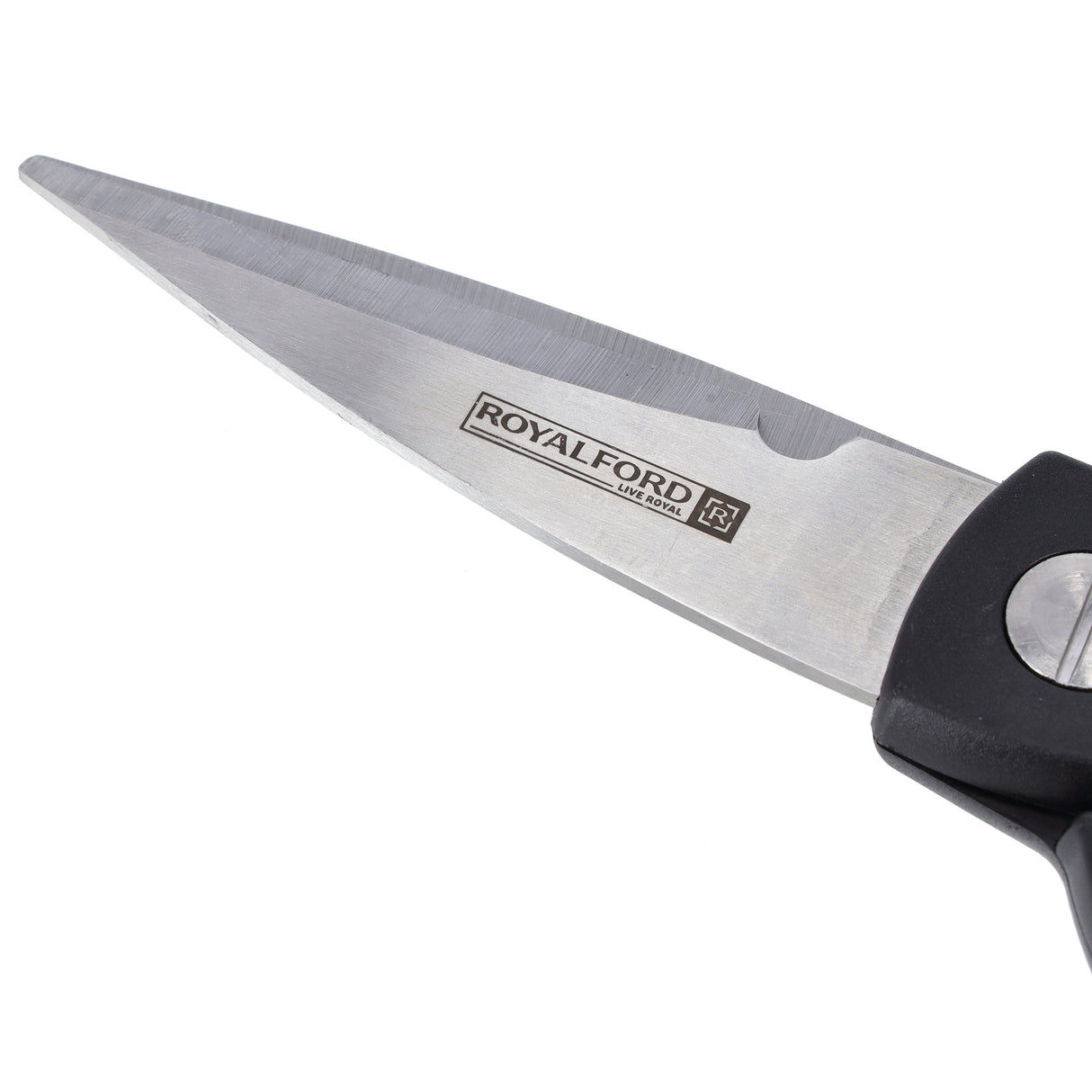 Royalford RF2190N 3 in 1 Kitchen Scissors | Stainless Steel Blades|  Multipurpose Kitchen Shears with Bottle Opener & Nut Cracker| Ergonomic Non Slip Handle for Food Prep