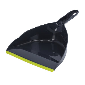 Royalford RF2367GR Dustpan and Brush Set | Ergonomic Grip Handle | Durable Hand Brush & Dust Pan Cleaning Tool | Ideal For: Floor, Kitchen, Table, Office &Countertops