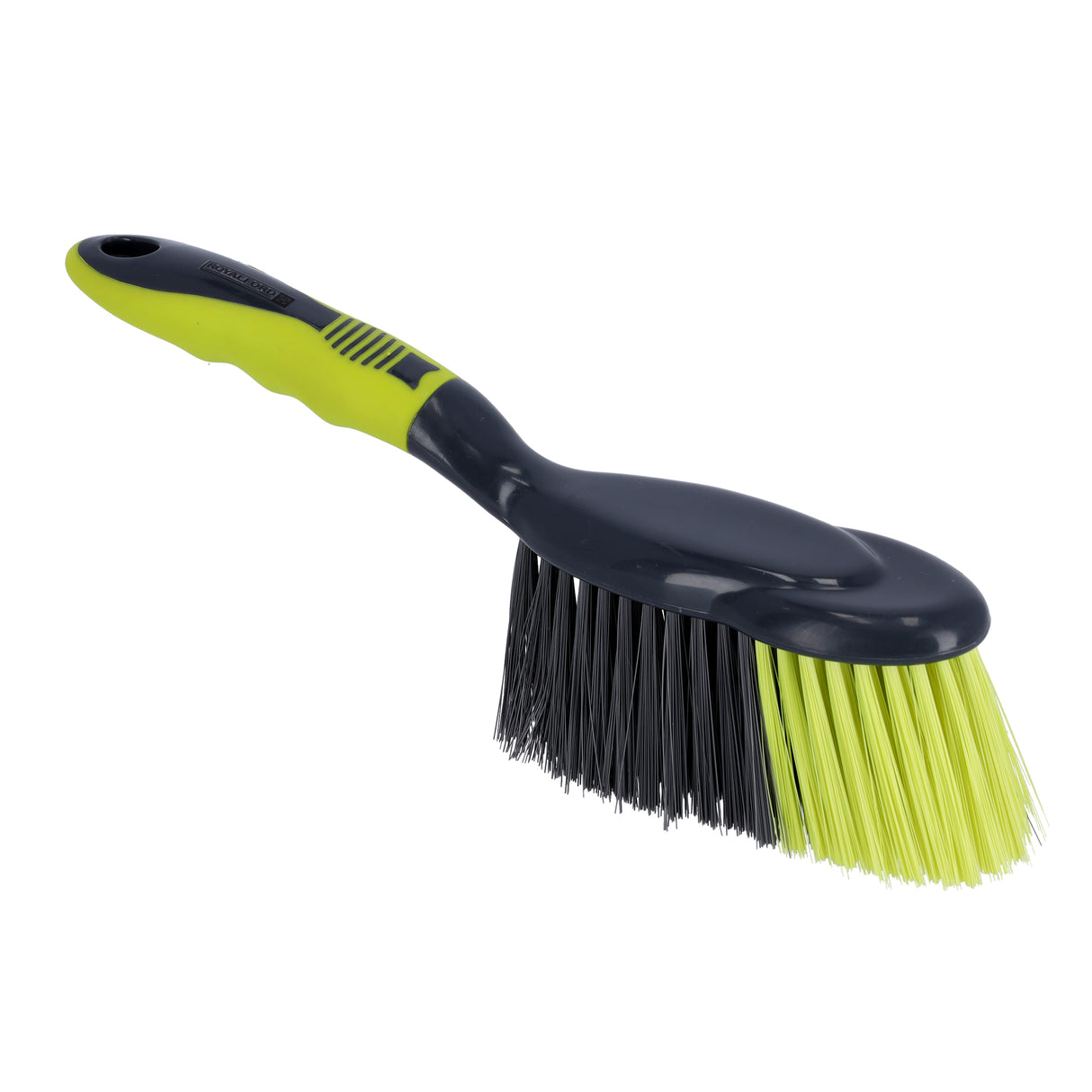Royalford RF2367GR Dustpan and Brush Set | Ergonomic Grip Handle | Durable Hand Brush & Dust Pan Cleaning Tool | Ideal For: Floor, Kitchen, Table, Office &Countertops