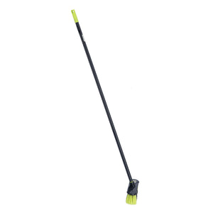 Royalford RF2369GR Floor Broom with Long Handle | Durable Bristle Sweeping Brush for Home, Kitchen & Office Floors| Ergonomic Grip Cleaning Broom for Dust Dirt & Debris