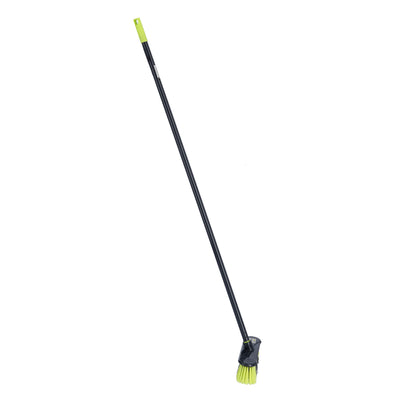 Royalford RF2369GR Floor Broom with Long Handle | Durable Bristle Sweeping Brush for Home, Kitchen & Office Floors| Ergonomic Grip Cleaning Broom for Dust Dirt & Debris