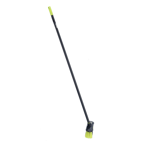Royalford RF2369GR Floor Broom with Long Handle | Durable Bristle Sweeping Brush for Home, Kitchen & Office Floors| Ergonomic Grip Cleaning Broom for Dust Dirt & Debris