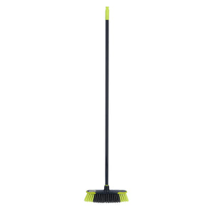 Royalford RF2370GR Floor Broom | 124cm Long Handle & Durable Bristles | Household Cleaning Broom for Tiles, Marble, Wooden Floors |Indoor Sweeping Brush with Grip Handle