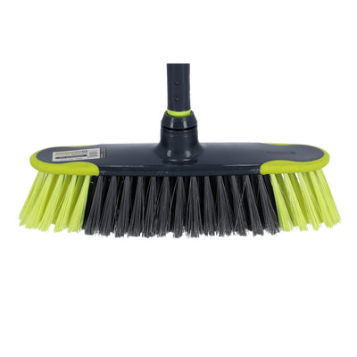 Royalford RF2370GR Floor Broom | 124cm Long Handle & Durable Bristles | Household Cleaning Broom for Tiles, Marble, Wooden Floors |Indoor Sweeping Brush with Grip Handle