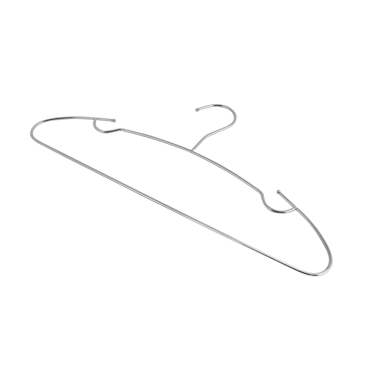 Royalford RF2574 6PCS Metal Hanger Set| Heavy-Duty Chrome-Plated Rust-Resistant Clothes Hangers | Shoulder Notches| Slim Space-Saving Design for Shirts, Dresses & Jackets