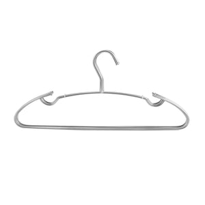 Royalford RF2574 6PCS Metal Hanger Set| Heavy-Duty Chrome-Plated Rust-Resistant Clothes Hangers | Shoulder Notches| Slim Space-Saving Design for Shirts, Dresses & Jackets