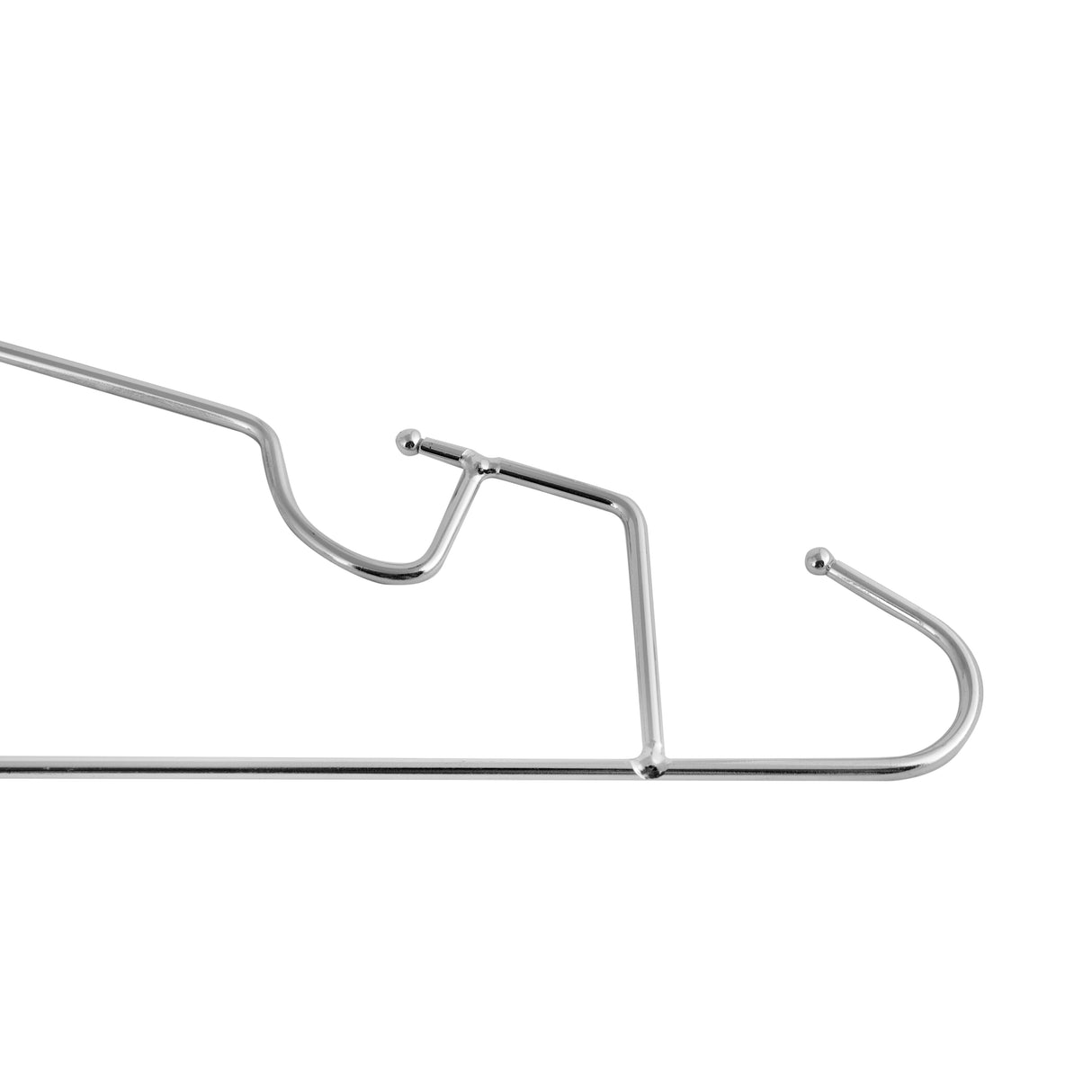 Royalford RF2575 6PCS Metal Hanger Set | Chrome-Plated Multi-Hook Rust-Resistant Clothes Hangers | Space-Saving Design | Perfect for Shirts, Pants, Dresses & Accessories