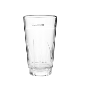 RoyalFord RF2654-GT6 Glass Tumbler Set | Premium Clear Drinking Glasses | Durable Beverage Cups for Water, Juice & Soft Drinks |Perfect for home dining, offices & cafes