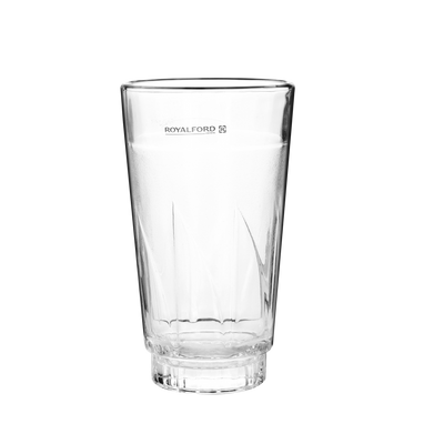 RoyalFord RF2654-GT6 Glass Tumbler Set | Premium Clear Drinking Glasses | Durable Beverage Cups for Water, Juice & Soft Drinks |Perfect for home dining, offices & cafes