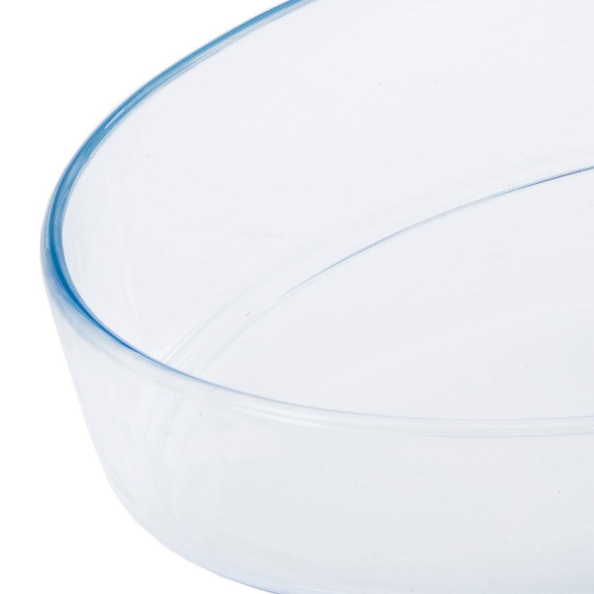Royalford RF2700-GBD Round Borosilicate Glass Baking Dish |Excellent thermal shock resistance  | Non-porous glass resists stains, odors, and flavors |Crystal-clear design