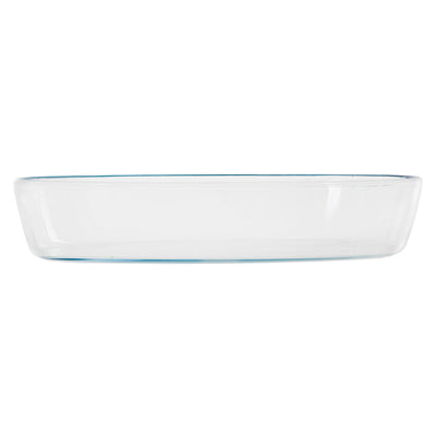 Royalford RF2700-GBD Round Borosilicate Glass Baking Dish |Excellent thermal shock resistance  | Non-porous glass resists stains, odors, and flavors |Crystal-clear design