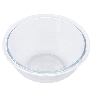 Royalford RF2705GBD Microwave Oven Glassware Bowl 0.8L|  Lid Heat Resistant Microwave with Freezer| Dishwasher Safe, Durable Glass Storage Container for Kitchen Use|