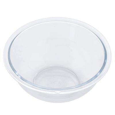 Royalford RF2705GBD Microwave Oven Glassware Bowl 0.8L|  Lid Heat Resistant Microwave with Freezer| Dishwasher Safe, Durable Glass Storage Container for Kitchen Use|