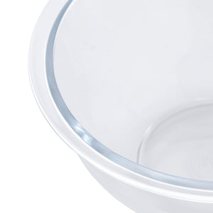 Royalford RF2705GBD Microwave Oven Glassware Bowl 0.8L|  Lid Heat Resistant Microwave with Freezer| Dishwasher Safe, Durable Glass Storage Container for Kitchen Use|