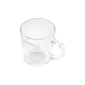 Royalford RF2752-GW glass tumbler set 220ml 3pcs| made from durable clear glass with ergonomic handles| ideal for tea, coffee & beverages, perfect for daily use|