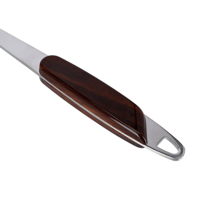 Royalford RF2764-SP Stainless Steel Slotted Spoon | Ergonomic Gripped Handle | Durable Shiny Finish| Heat Resistant Cooking Utensil| Dishwasher Safe Slotted Serving Spoon