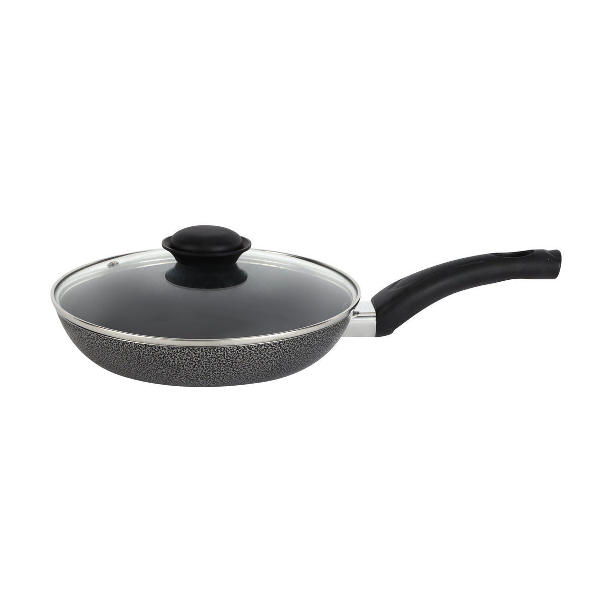 Royalford RF2952 26CM Fry Pan  | 3-Layer Non-Stick Coating | CD Bottom for Even Heating | Premium Aluminium Body | Heat-Resistant Bakelite Handle for Daily Cooking