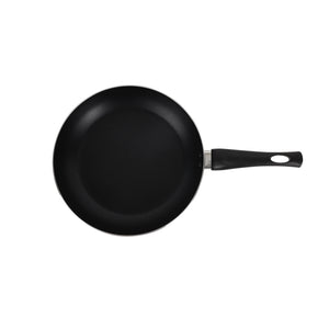 Royalford RF2953 Non-Stick Frypan with Glass Lid| 3 Layer PFOA & Lead Free Coating| Premium Aluminium Body| Bakelite Handle| Gas & Induction Compatible Cookware Pan Set