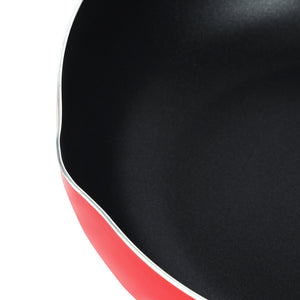 Royalford RF324WP26 26cm Non-Stick Kadai | Aluminium Cookware | 8.5 cm Depth |Pressed Aluminium Construction  | Non-Stick Coated Interior |Heat-Resistant Bakelite Handles