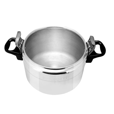 Royalford RF356PC15 Aluminium Alloy Pressure Cooker | 15L Heavy Duty Large Capacity Cooker | Multi Safety Device | Perfect for Home Bulk Cooking and Catering Use